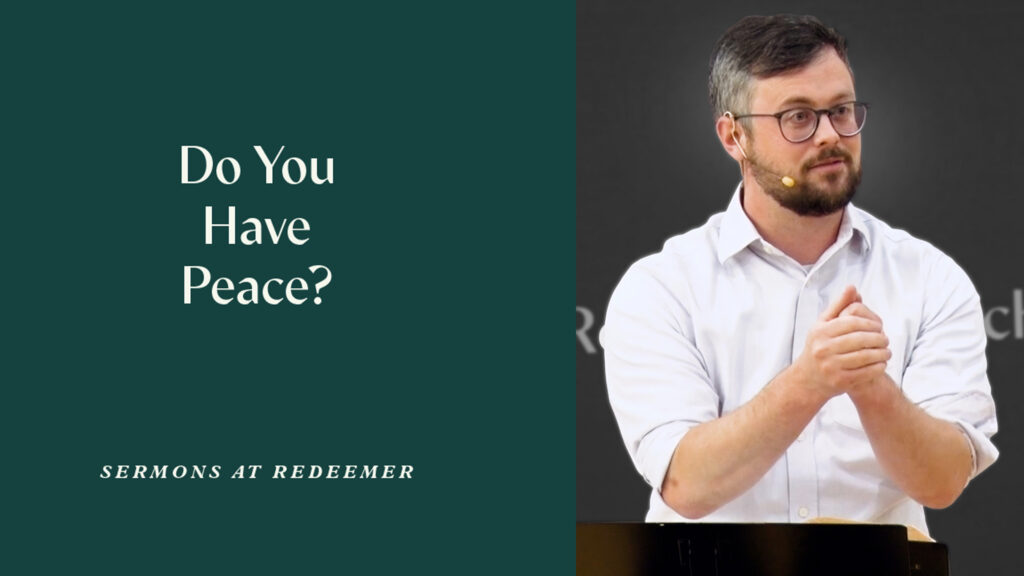 Do You Have Peace?