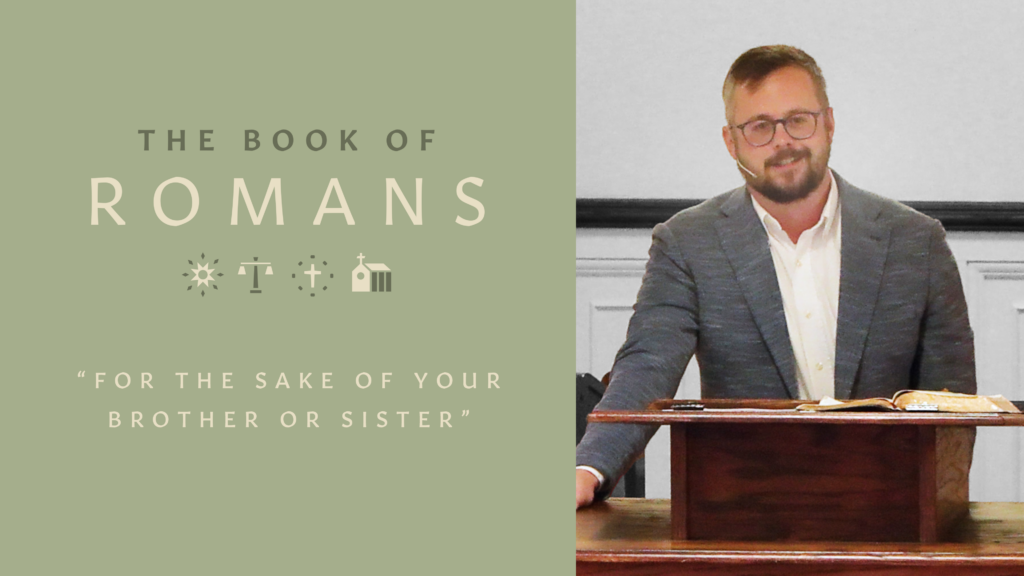 For the Sake of Your Brother and Sister